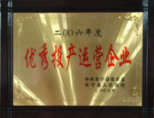 2006年優(yōu)秀投產(chǎn)運(yùn)營(yíng)企業(yè)