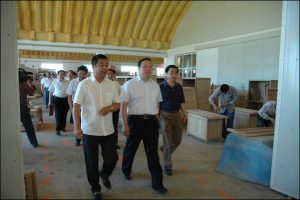 牡市新項(xiàng)目建設(shè)、新農(nóng)村建設(shè)拉練檢查組來我集團(tuán)檢查工作